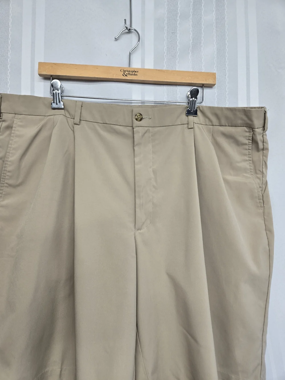 PRO Tour Cool Play Golf Shorts Mens  Stretch Lightweight Tan SIZE 42